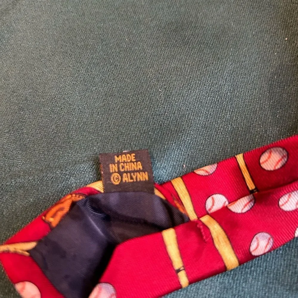 Alynn Neckwear baseball tie